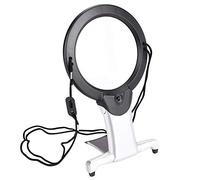 Hands Free Magnifier Magnifying Glass 2.5X 6X LED Lighted Neck and Desk Magnifier with Light Stand Illuminated Neck Hanging Magnifying Glass Lamp for Reading Needlework Jewelry Repair Cross Stitch