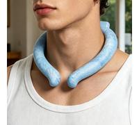 Hands-Free Neck Cooling Collar - with No Drip Design,Portable Ice Band, Wearable Cooler for Heat Relief, Ideal for Outdoor Activities, Parades, Travel & Daily Summer Use