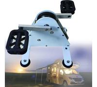 Hands-Free Pedal Power Generator | 100W Portable Foot Pedal Generator | Adjustable DC 1-35V & Dual USB Ports | for Camping, Emergencies, Off-Grid Power (Black/White)