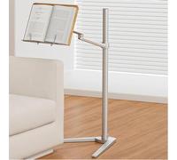 Hands Free Reading Stand, Adjustable Height and Angle Holder for Laptops, Tablets, Phones, and Books