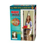 Hands Free Screen Door Bug Insect Fly Free Curtain Magnetic Fastening