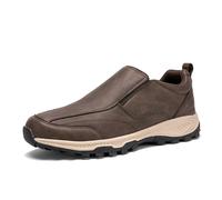 Hands-Free Slip On,Men Outdoor Walking Hiking Sneakers,Breathable Men Orthopedic Shoes Mens Extra Wide Fit Trainers,Waterproof Lightweight Sports Shoes Memory Foam（A6792） Brown