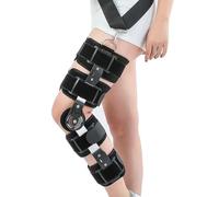 Hands-free walking stick. Hands Free Crutch for Elderly and Rehabilitation, Hinged Knee Brace with Buckle Design and Shoulder Strap