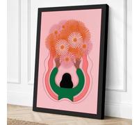 Hands Holding Blooms Modern Canvas Wall Art Print 18x12 Inch (46 x 30 cm)