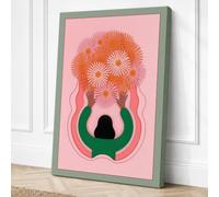 Hands Holding Blooms Modern Canvas Wall Art Print 30x20 Inch (76 x 51 cm)