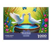 Hands Holding Dove with Cross Background Secure Fitting Pieces Choice for Birthdays, Anniversaries And Special Occasions 52x38cm/1000pcs