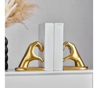 Hands Love Gesture Bookends,Heart-Shaped Resin Sculpture Bookends,hands Love Gesture Decoration Bookends,Hands Style Book Ends For Shelves,Love Decoration Ornaments