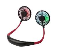 Hands Neck Fan 2000mAh 360 Degree Adjustable Portable - Aromatherapy Cooling USB Rechargeable Device for Hiking