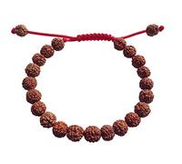 Hands Of Tibet Tibetan Mala Rudraksha Wrist Mala/Bracelet for Meditation, One Size, Wood