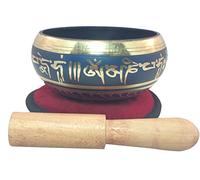 Hands Of Tibet Tibetan Singing Bowl Blue Buddha Of Compassion Singing Bowl-om Mani Padme Hum