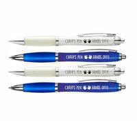 Hands Off Carer's Pen Novelty Ballpoint Pens, Blue and White, Funny Gift for Carers