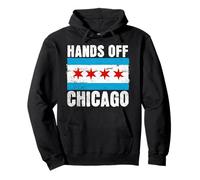 Hands Off Chicago Pullover Hoodie