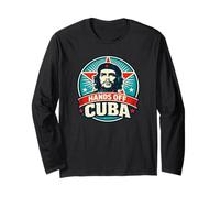 “Hands Off Cuba”, Vintage Anti-War Long Sleeve T-Shirt