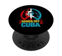 “Hands Off Cuba”, Vintage Anti-War PopSockets Adhesive PopGrip