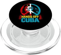 “Hands Off Cuba”, Vintage Anti-War PopSockets PopGrip for MagSafe