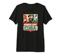 “Hands Off Cuba”, Vintage Anti-War Premium T-Shirt