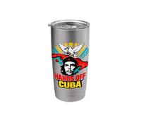 “Hands Off Cuba”, Vintage Anti-War Stainless Steel Insulated Tumbler