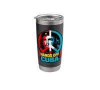 “Hands Off Cuba”, Vintage Anti-War Stainless Steel Insulated Tumbler