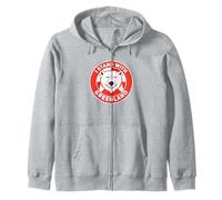 Hands off Greenland is not for sale Denmark Flag Bear Zip Hoodie