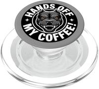 Hands Off My Coffee - Funny Angry Dog for Coffeelovers PopSockets PopGrip for MagSafe