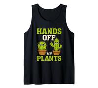 Hands Off My Plants Funny Cactus Gardener Lover Tank Top