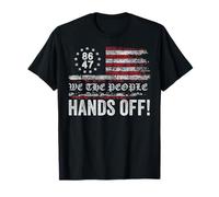 Hands Off Vintage We The People American Flag Protest T-Shirt