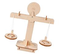 Hands on Assembly Wooden Balance Scale Toy for Learning Math Addition Subtraction Weight Comparison Wooden Kids Toy