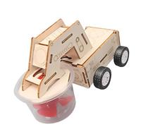 Hands on Assembly Wooden Cleaning Sweeper Car Set Fun Educational Science Toy for Kids Exploring Physics Principles School Science Experiment