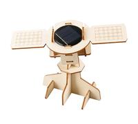 Hands-on Assembly Wooden Satellite Set for Physics Experiments and Science Education Activities Wooden Aerospace Set