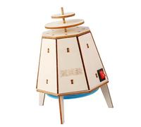 Hands on Assembly Wooden Space Return Cabin Model Set Kid Educational Toy for Classroom Teaching and Science Education Wooden Science