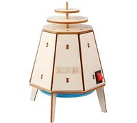 Hands on Assembly Wooden Space Return Cabin Model Set Physics Teaching Aid for Science Education Classroom Teaching Beginner Friendly Physics Learning Toy