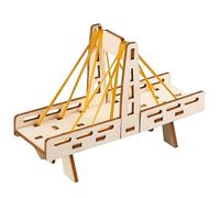 Hands on Assembly Wooden Suspension Bridge Model Physics Experiment Toy for Classroom Demonstration and Science Class Kids Science Experiment Set