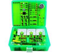 Hands-On Electromagnetics Experiment Box with Digital Multimeter Child-Safe Projects Electromagnetic Induction Series/Parallel Circuits for Home Classroom