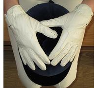 Hands On Equestrian Ladies Dressage Gloves Horse Riding White or Cream