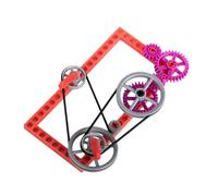 Hands on Gear and Pulley Assemble Toy Classroom Mechanical Engineering Experiment Set for Preschooler Student Ages 5+ Thinking Development