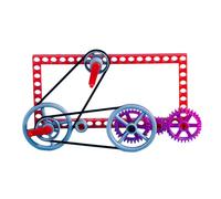 Hands-on gear and pulley build a toy classroom and mechanical experiment set for preschoolers ages 5+