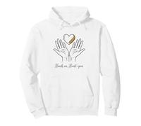 Hands on, Heart Open Spiritual Reiki Healing Energy Pullover Hoodie
