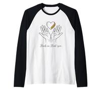 Hands on, Heart Open Spiritual Reiki Healing Energy Raglan Baseball Tee