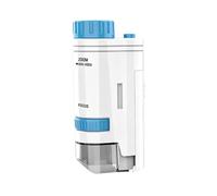 Hands-on Microscope Set 80 to 200 Magnification with 12 Prepared Slides, Portable ABS Toy for Early Science Play Portable Microscope Science Prepared Slides Learning Toy Observation Beginner Home