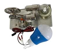 Hands on Physics Experiment Stirling Engine Generator Demonstrates Energy Transfer for Schools and Science Clubs Educational Stirling Engine Model
