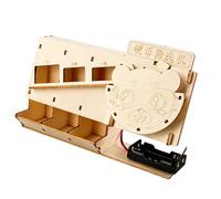 Hands on Physics Learning Wood Handcraft Coin Sorter Set Educational Assembly Project for Student Science Experiment Fun Coin Sorting Machine Set