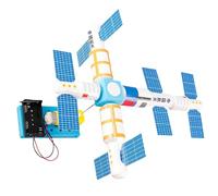 Hands on Science Experiment Set Satellite Model Assembly Set for Classroom Teaching Demonstration and Homeschooling Kids Science Project Space Craft