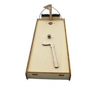 Hands on Science Toy Wooden Putting Board for Learner Rolling Ball Physics Activity for School Projects and Family Play Mechanics Model Lab Demo Wood Craft Motion Study Tabletop Putting Learning Board