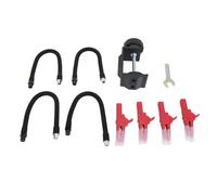 Hands Soldering Station Multifunctional 4 Flexible Arms Solder Helping Hand for Jewelry Crafts Electronics Repair Carbon Steel Plastic 9.8in Hose Length