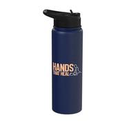 Hands that Heal Massage Therapist Stainless Steel Insulated Water Bottle
