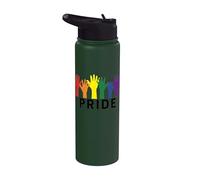 Hands Up Pride Month, Day, Parade LGBTQI Celebration Stainless Steel Insulated Water Bottle