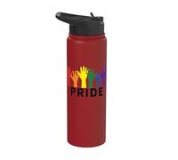 Hands Up Pride Month, Day, Parade LGBTQI Celebration Stainless Steel Insulated Water Bottle