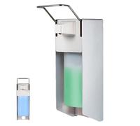 Hands- Wall Dispenser, Wall-mount Soap Pump, Touchless Hand Washing Dispenser, Manual Hand Soap Dispenser, Liquid Soap Dispenser For Public Usage, 8.3x15.5x26.5cm/3.27x6.1x10.43 Inches