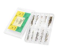 Hands Watch Replacement Needles, Luminous Watch Hour Minute Second Hands Replacement Watch Hands for ETA2035 Movement(Black + Silver)