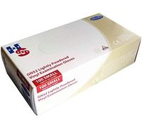 Handsafe GN52 Powdered Clear Vinyl Disposable Examination Gloves - Pack of 100 (Small)